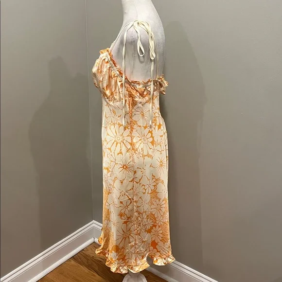 Intimately Free People Retro Daisy Slip Dress in Icelandic Poppy - Picture 7 of 8